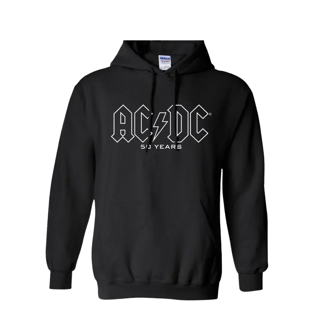 50 Years of AC/DC Logos Hoodie