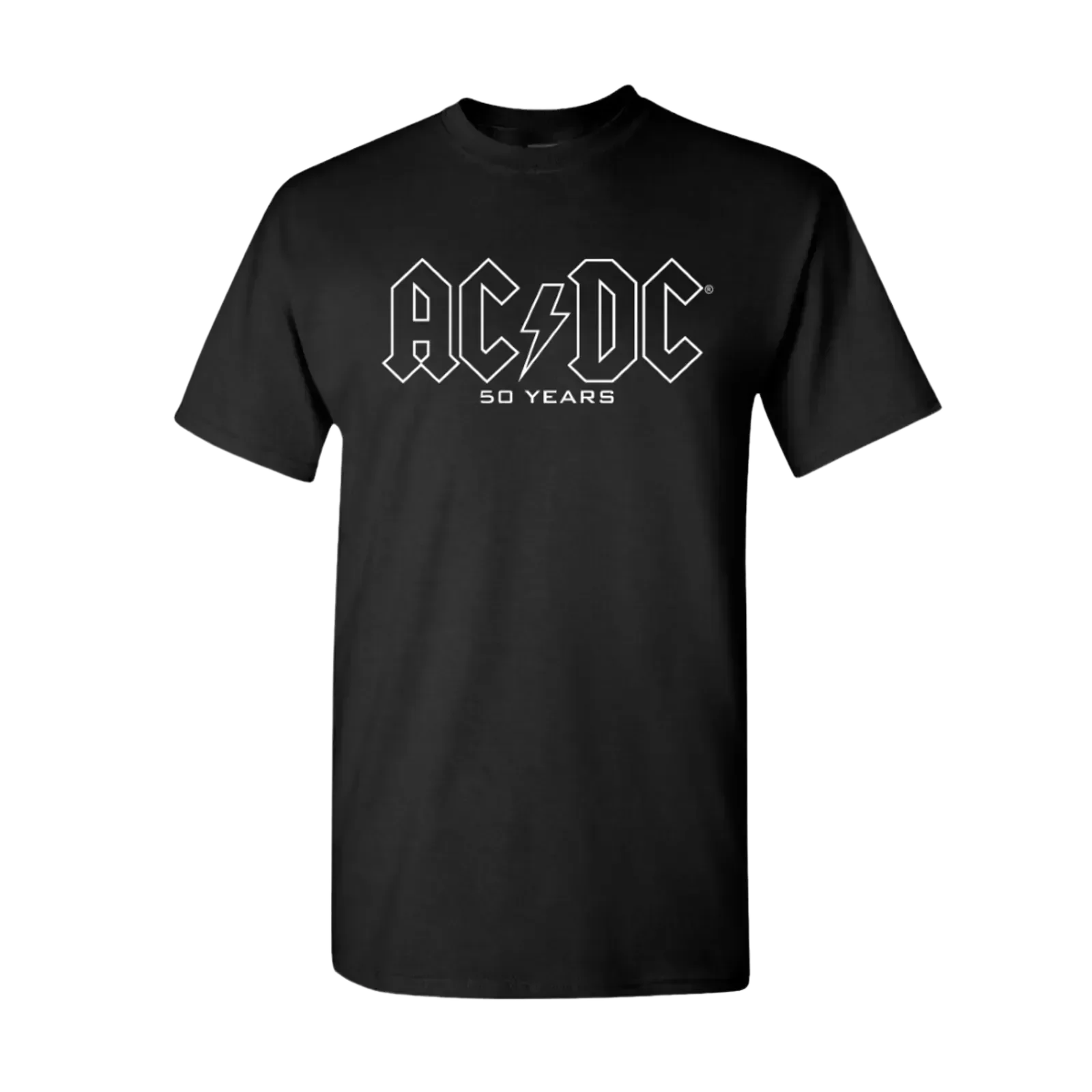 AC/DC 50 Years of Logos T-Shirt