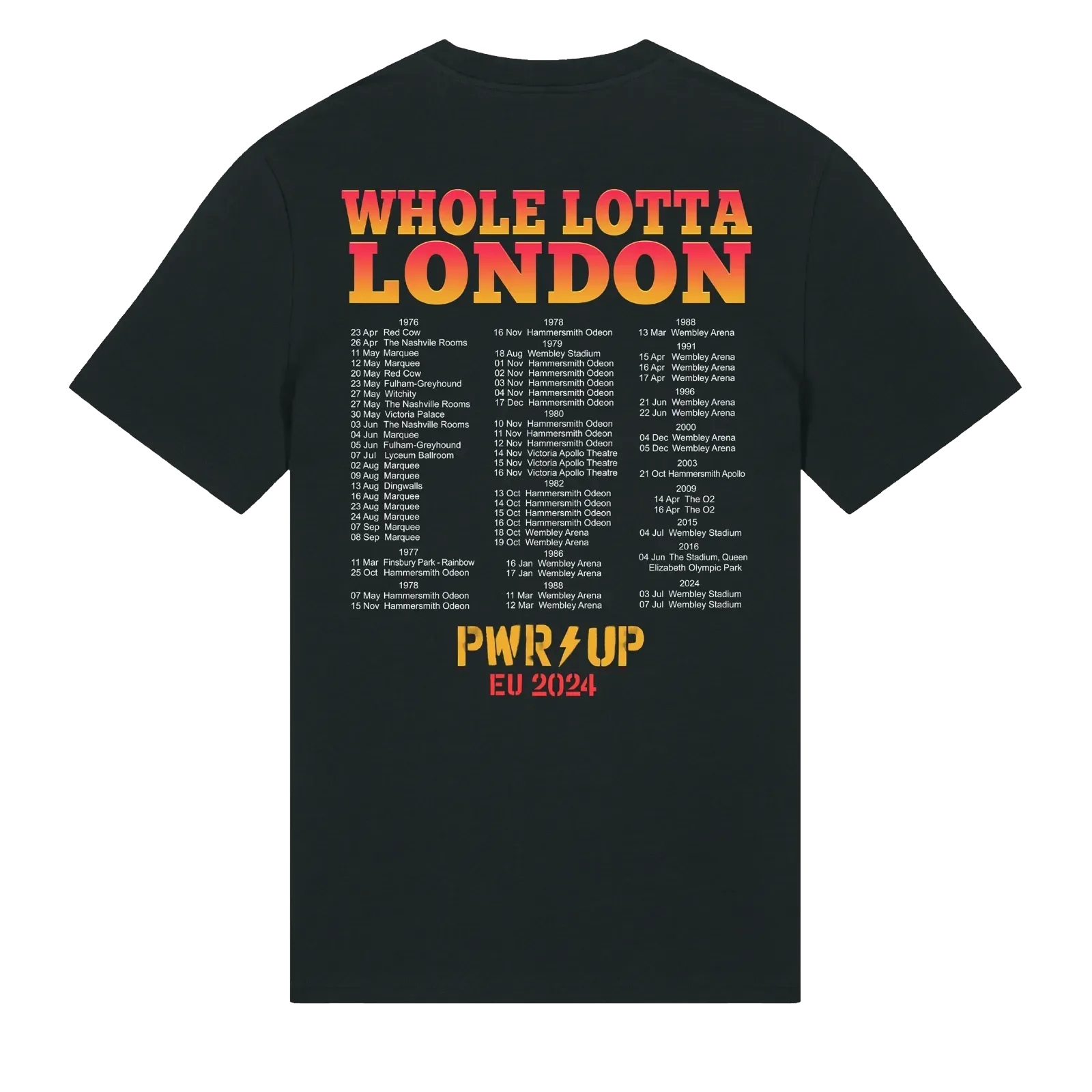 Whole Lotta London 2024 Tour T-shirt - Image 2