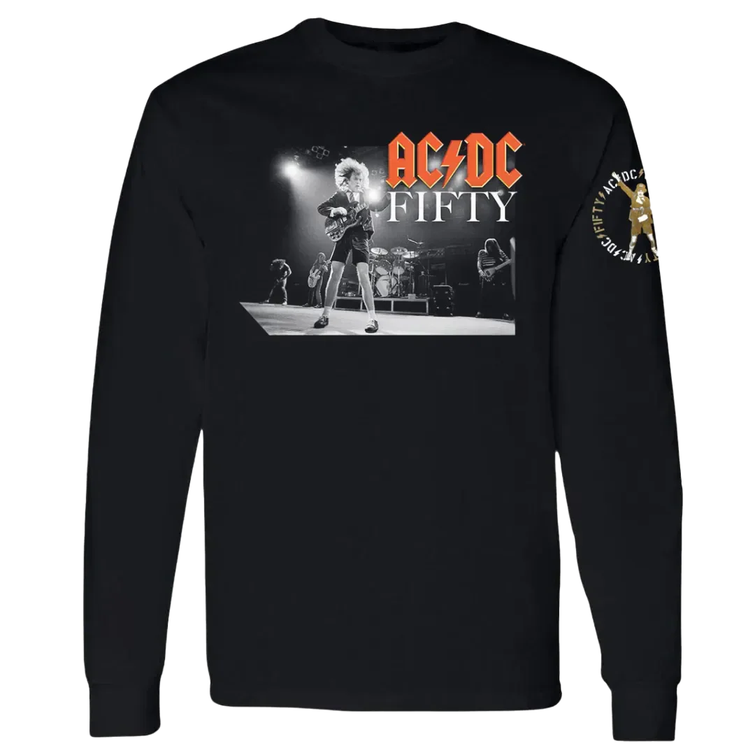 50 Years of Angus Black Long Sleeve T-Shirt