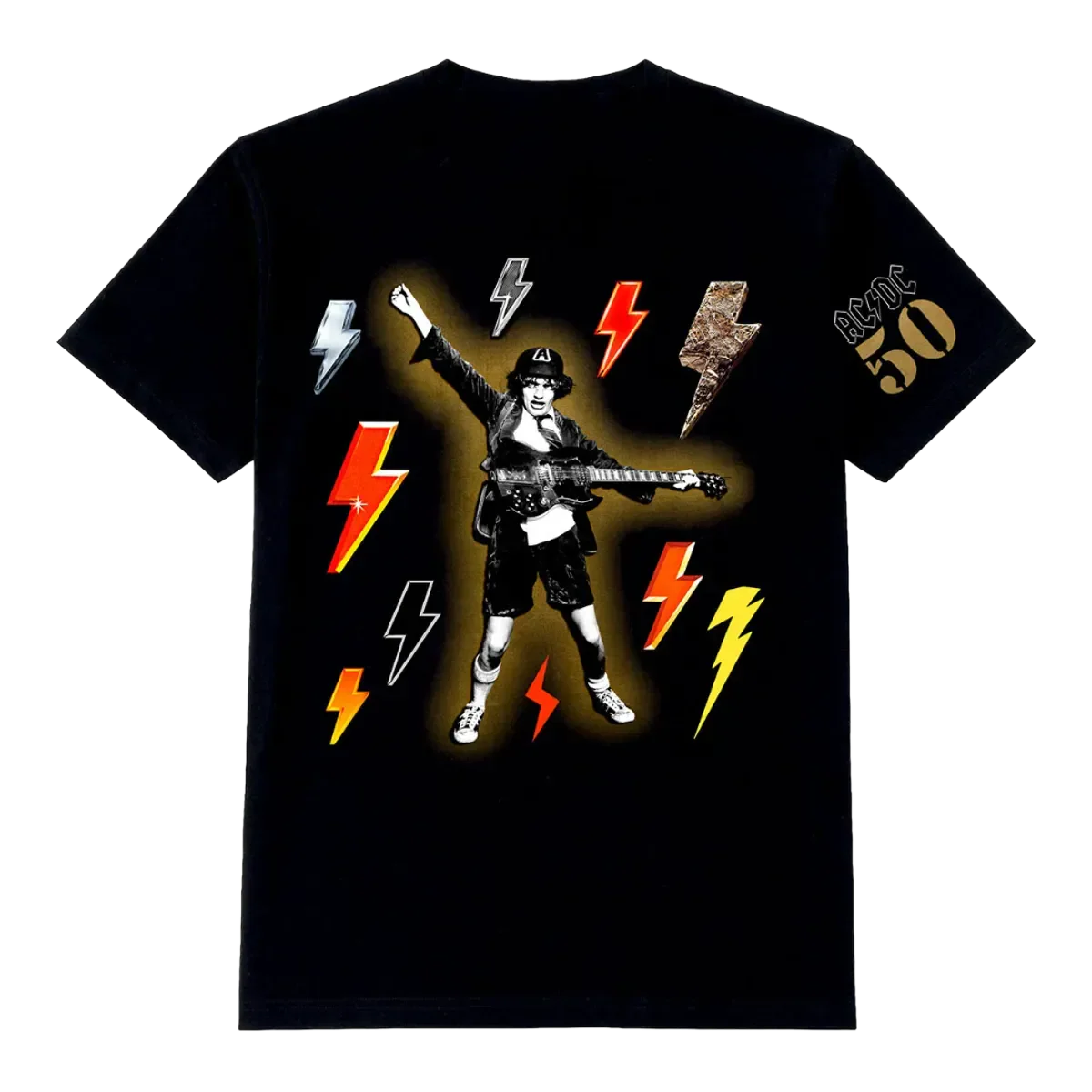 50 Years of High Voltage Black T-Shirt