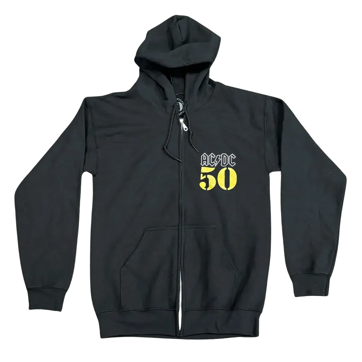 50 Years of High Voltage Black Zip Hoodie
