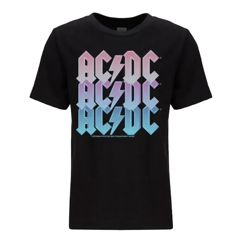 AC/DC Cool Blue Design Youth T-Shirt