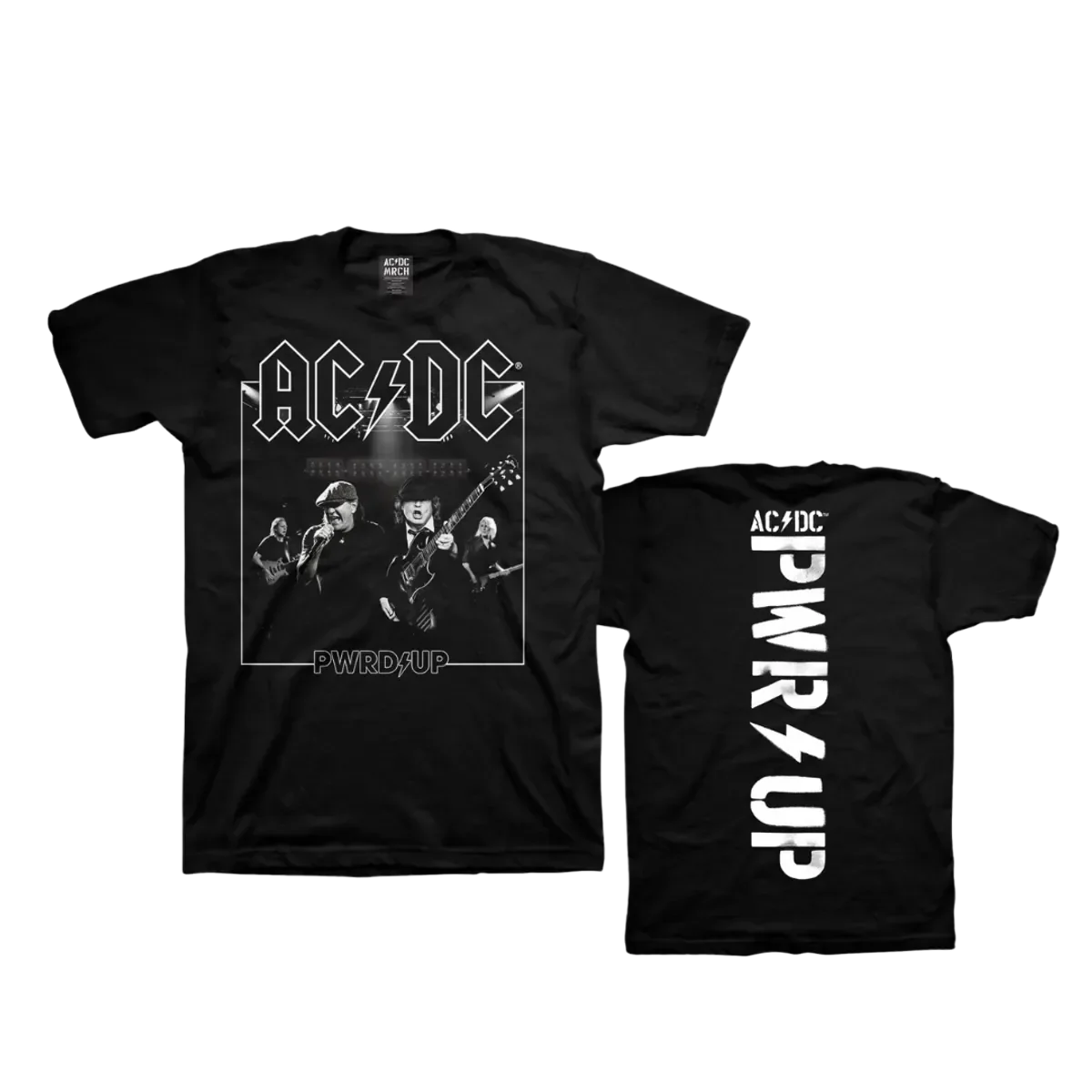 PWRD UP B&W T-Shirt